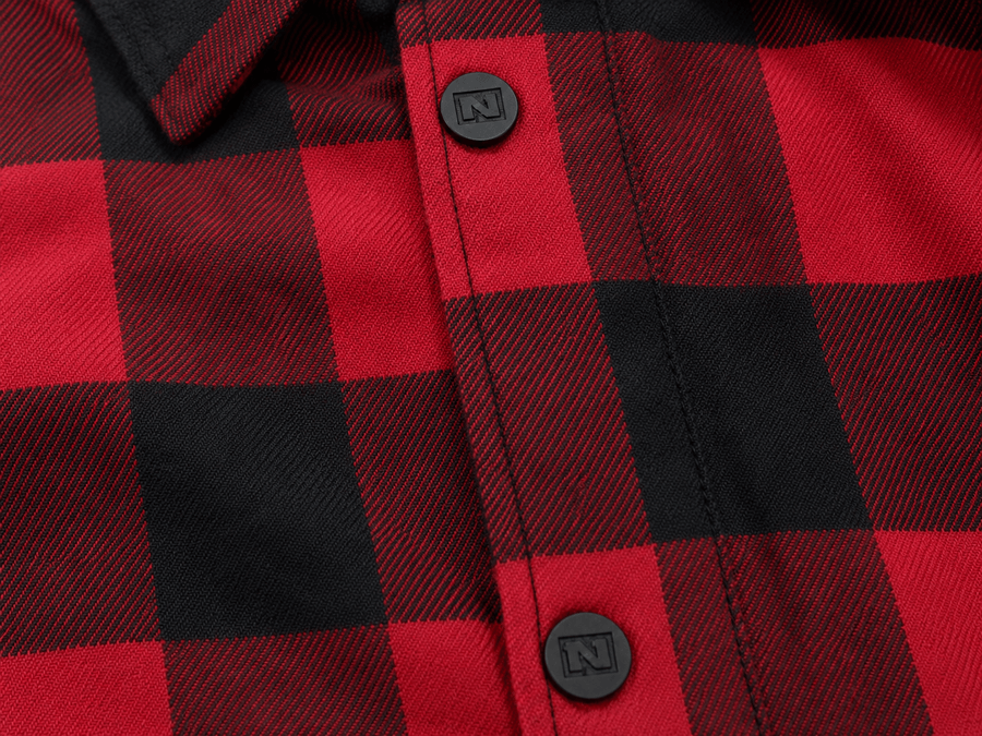 Campera NTO Kurt Hombre Negro / Rojo